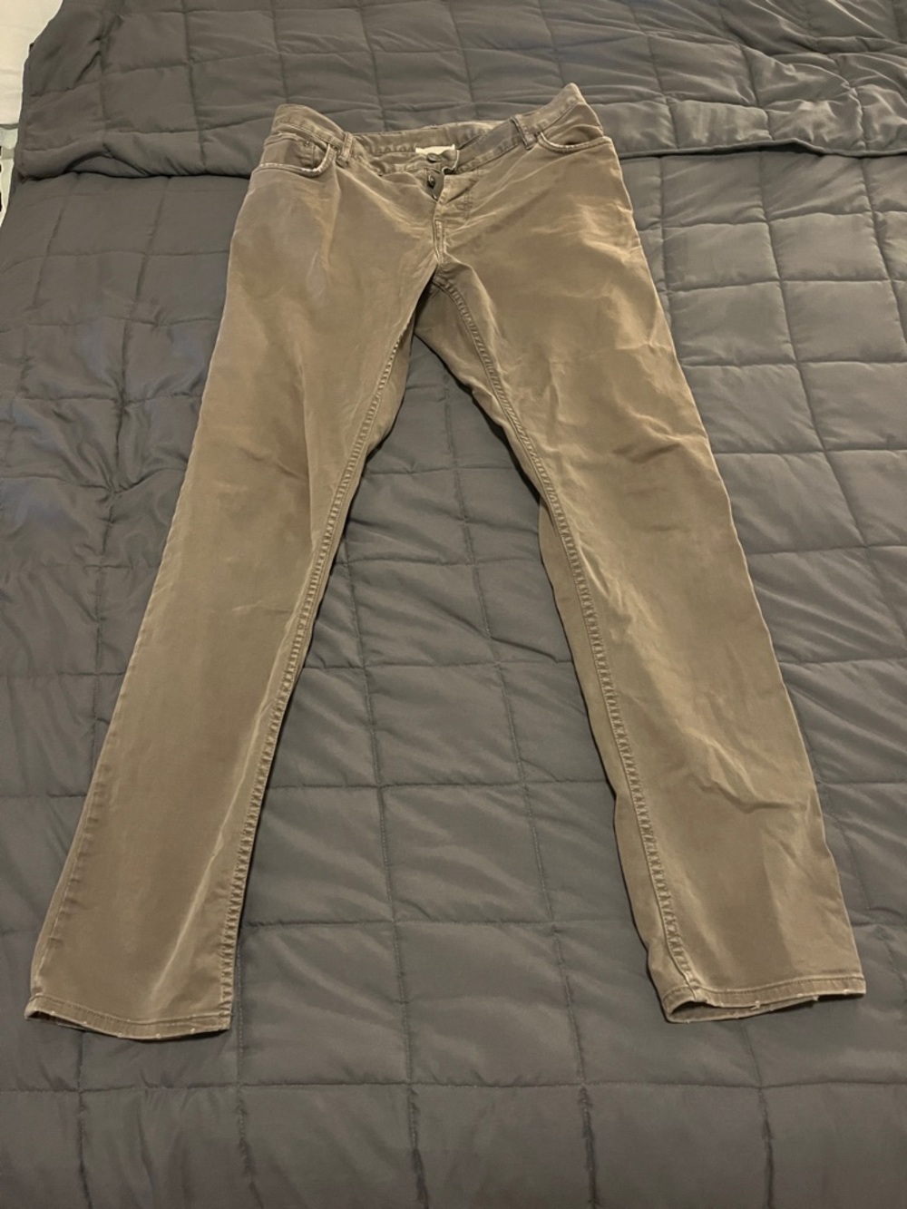 AllSaints Men's Khaki Chinos - Brown